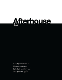 Report for 2014: Afterhouse, Part II