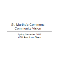 Report for 2012: St. Martha's Commons Community Vision 