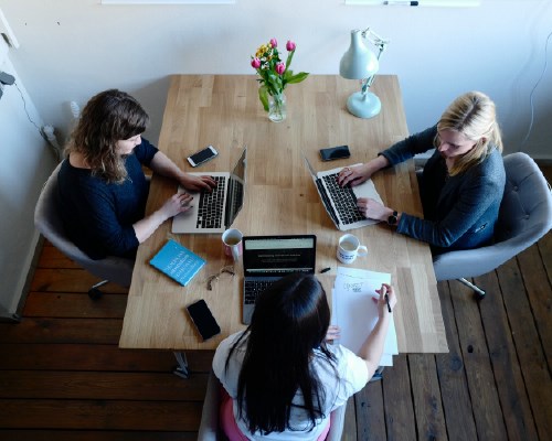 Group of people at a meeting