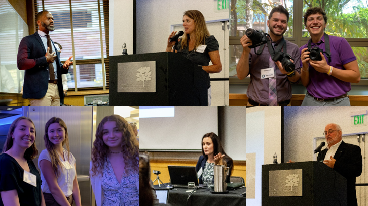 Collage of various presenters and staff at the 2019 Innovate Michigan! Summit.