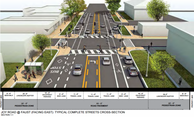 Illustration of street design